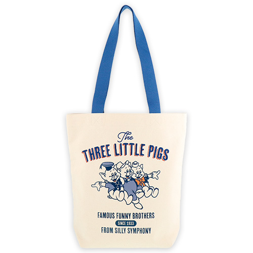迪士尼電影「The Three Little Pigs」風格系列 | 三隻小豬 The Three Little Pigs Totebag