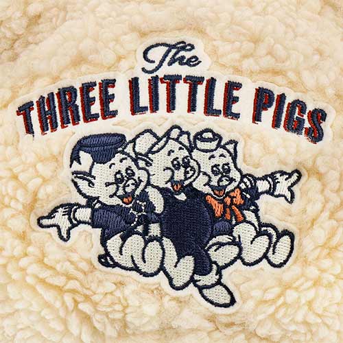 迪士尼電影「The Three Little Pigs」風格系列 | 三隻小豬 The Three Little Pigs 米色毛毛漁夫帽