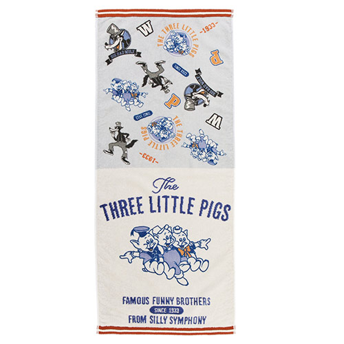 迪士尼電影「The Three Little Pigs」風格系列 | 三隻小豬 洗臉毛巾