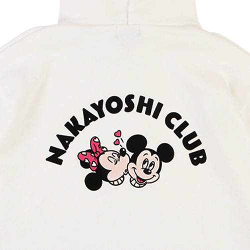 NAKAYOSHI CLUB | Mickey Minnie 米白色連帽衛衣(Size M/L)