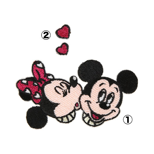 NAKAYOSHI CLUB | Mickey Minnie 刺繡布章