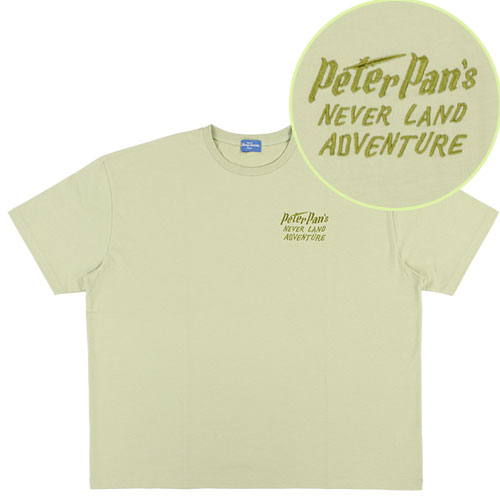 Fantasy Springs (Peter Pan's Neverland Adventure) | Peter Pan 淺綠色刺繍短袖T裇