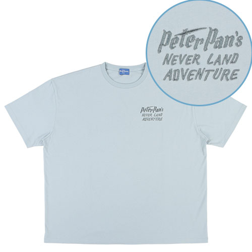 Fantasy Springs (Peter Pan's Neverland Adventure) | Peter Pan 淺藍色刺繍短袖T裇