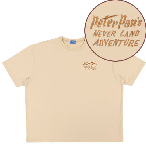 Fantasy Springs (Peter Pan's Neverland Adventure) | Peter Pan 杏色刺繍短袖T裇