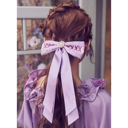 Disney X Maison de FLEUR | 【Maison de FLEUR】Rapunzel 大蝴蝶結髮夾
