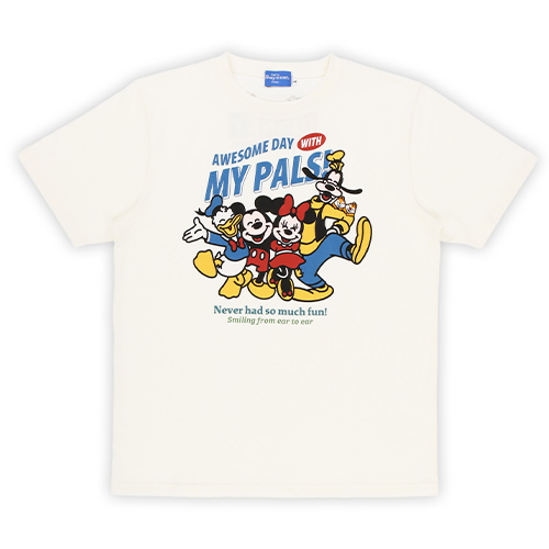 Let's Go! Tokyo Disney Resort! | Mickey and Friends 成人白色T裇(Size S/M/L/LL)