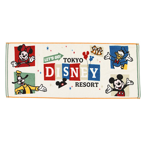Let's Go! Tokyo Disney Resort! | Mickey and Friends 洗臉毛巾