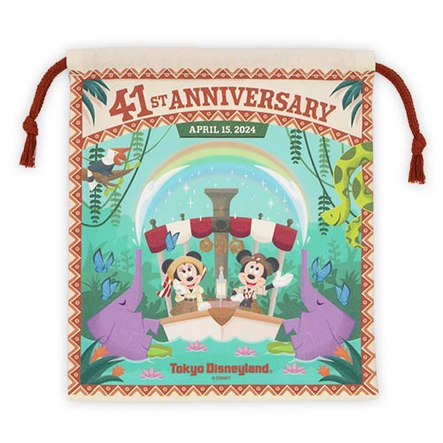 東京迪士尼開園41週年 | Mickey Minnie Jungle Cruise 索袋