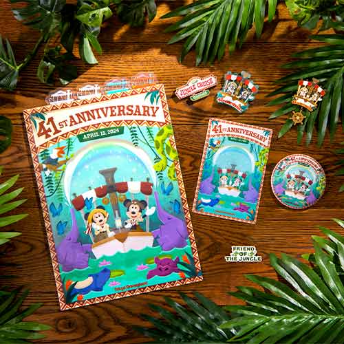 東京迪士尼開園41週年 | Mickey Minnie Jungle Cruise 磁石套裝