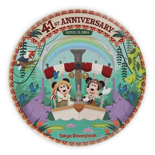 東京迪士尼開園41週年 | Mickey Minnie Jungle Cruise 襟章套裝