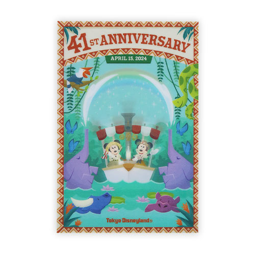 東京迪士尼開園41週年 | Mickey Minnie Jungle Cruise 明信片