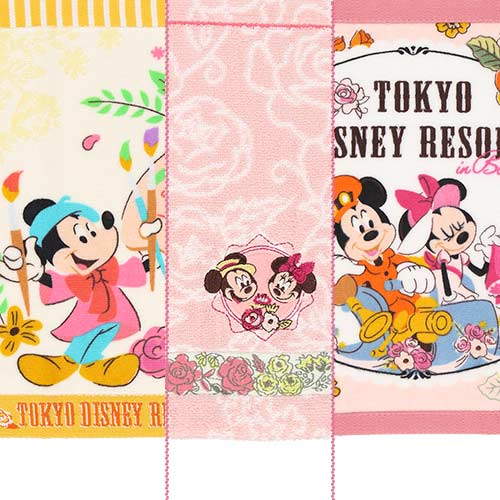 Colourful flowers all around | Mickey & Friends 迷你手巾套裝