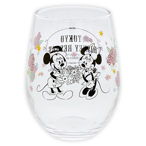 Colourful flowers all around | Mickey & Friends 玻璃杯