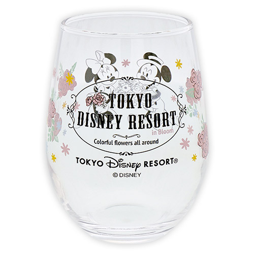 Colourful flowers all around | Mickey & Friends 玻璃杯