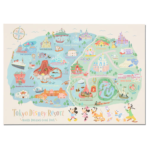 Where Dreams Come True | Mickey & Friends 明信片