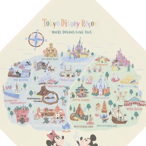 Where Dreams Come True | Mickey & Friends 正方形手巾