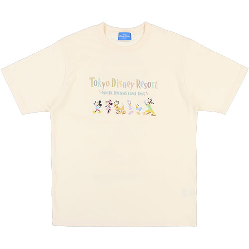 Where Dreams Come True | Mickey & Friends 米色T裇(Size S/ M/ L/ LL)