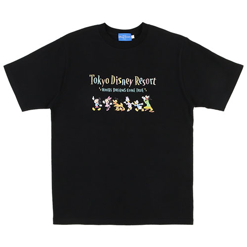 Where Dreams Come True | Mickey & Friends 黑色T裇(Size S/ M/ L/ LL)