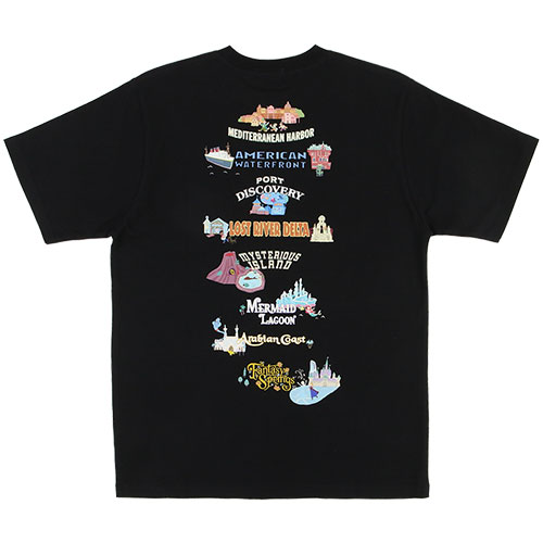 Where Dreams Come True | Mickey & Friends 黑色T裇(Size S/ M/ L/ LL)