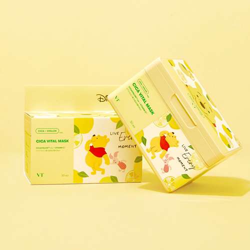 HONEY DAY 2024 | 【VT COSMETICS】Pooh Piglet CICA VITAL 30塊盒裝面膜